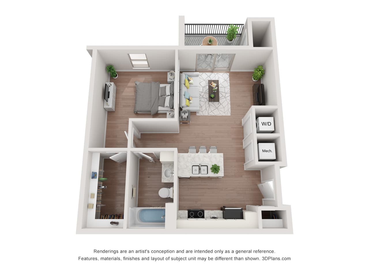 Prairie Luxury_One Bedroom